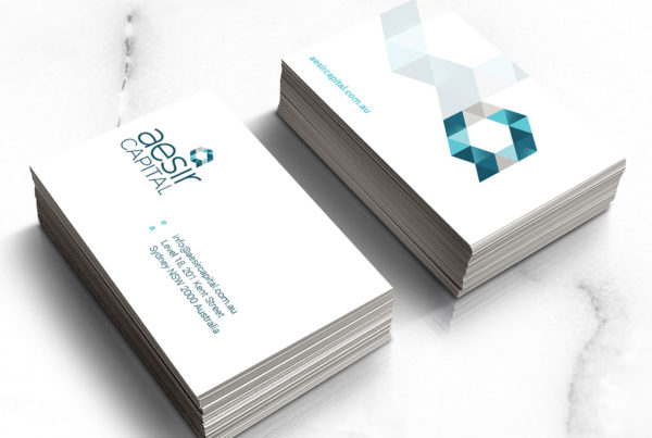 Branding and visual identity business cards