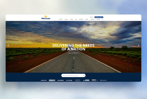 MaxiTRANS Website Design